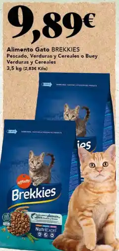 Gadis BREKKIES Alimento Gato Pescado, Verduras y Cereales o Buey Verduras y Cereales oferta