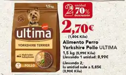 Gadis ULTIMA Alimento Perro Yorkshire Pollo oferta