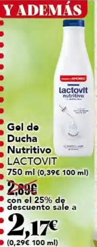 Gadis LACTOVIT Gol do Ducha Nutritivo oferta