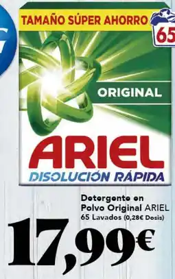 Gadis ARIEL Detergente on Polvo Original oferta