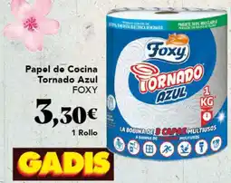 Gadis FOXY Papel de Cocina Tornado Azul oferta