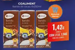Arenas CashDiplo COALIMENT Batido de cacao oferta