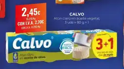 Arenas CashDiplo CALVO Atún claro en aceite vegetal oferta
