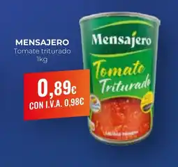 Arenas CashDiplo MENSAJERO Tomate triturado oferta
