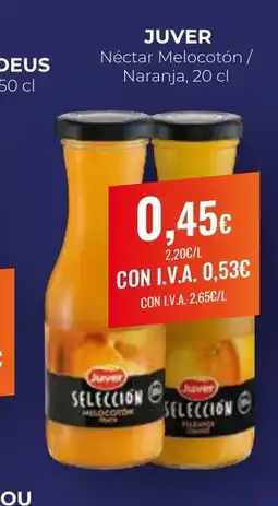 Arenas CashDiplo JUVER Néctar Melocotón / Naranja oferta