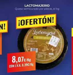 Arenas CashDiplo LACTOMAJERID Queso semicurado por piezas oferta