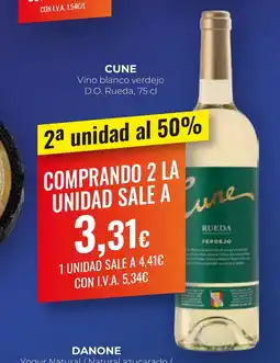 Arenas CashDiplo CUNE Vino blanco verdejo D.O. Rueda oferta