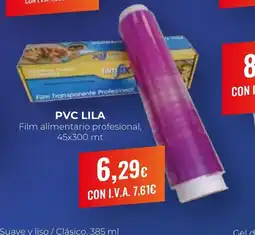 Arenas CashDiplo PVC LILA Film alimentario profesional oferta