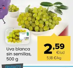 Autoservicios Familia Uva blanca sin semillas oferta