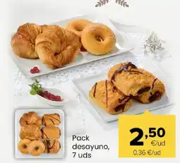 Autoservicios Familia Pack desayuno oferta