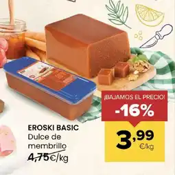 Autoservicios Familia EROSKI BASIC Dulce de membrillo oferta