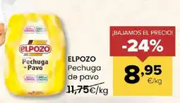 Autoservicios Familia ELPOZO Pechuga de pavo oferta
