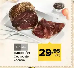 Autoservicios Familia EMBULLIÓN Cecina de vacuno oferta