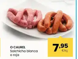 Autoservicios Familia O CAUREL Salchicha blanca o roja oferta
