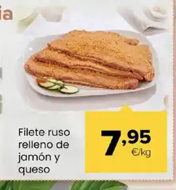 Autoservicios Familia Filete ruso relleno de jamón y queso oferta