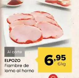 Autoservicios Familia ELPOZO Fiambre de lomo al horno oferta
