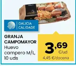 Autoservicios Familia GRANJA CAMPOMAYOR Huevo campero M/L oferta