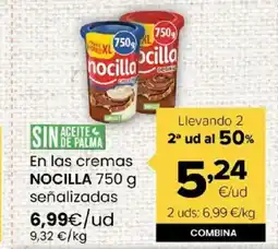 Autoservicios Familia NOCILLA En las cremas oferta