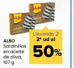 Autoservicios Familia ALBO Sardinillas en aceite de oliva oferta