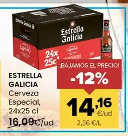 Autoservicios Familia ESTRELLA GALICIA Cerveza Especial oferta