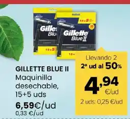 Autoservicios Familia GILLETTE BLUE II Maquinilla desechable oferta