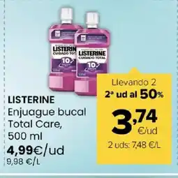 Autoservicios Familia LISTERINE Enjuague bucal Total Care oferta