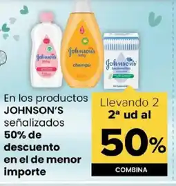 Autoservicios Familia JOHNSON'S En los productos oferta