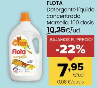 FLOTA Detergente líquido concentrado Marsella, 100 dosis