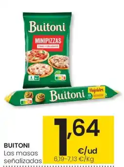 Eroski BUITONI Las masas señalizadas oferta