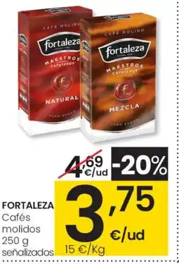Eroski FORTALEZA Cafés molidos oferta