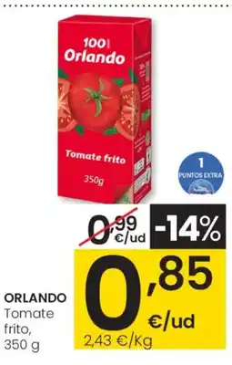Eroski ORLANDO Tomate frito, oferta