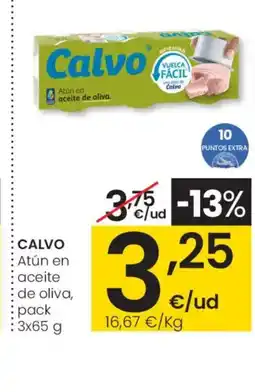Eroski CALVO Atún en aceite de oliva oferta