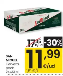 Eroski SAN MIGUEL Cerveza oferta
