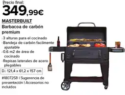 Costco MASTERBUILT Barbacoa de carbón premium oferta