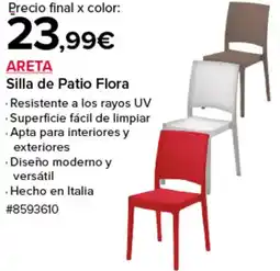 Costco ARETA Silla de Patio Flora oferta