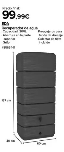 Costco EDA Recuperador de agua oferta