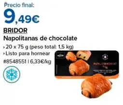 Costco BRIDOR Napolitanas de chocolate oferta