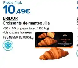 Costco BRIDOR Croissants de mantequilla oferta