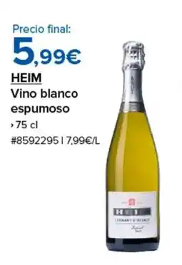 Costco HEIM Vino blanco espumoso oferta