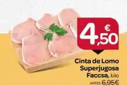 Supermercados El Jamón Cinta de Lomo Superjugosa Faccsa oferta