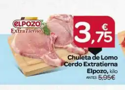 Supermercados El Jamón ELPOZO Chuleta de Lomo Cerdo Extratierna oferta