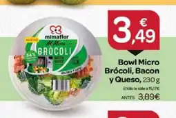 Supermercados El Jamón Bowl Micro Brócoli, Bacon y Queso oferta