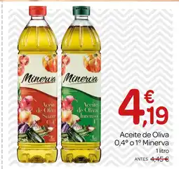 Supermercados El Jamón MINERVA Aceite de Oliva 0,4° 01° oferta