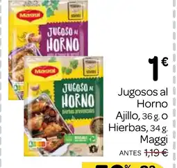 Supermercados El Jamón MAGGI Jugosos al Horno Ajillo Hierbas oferta