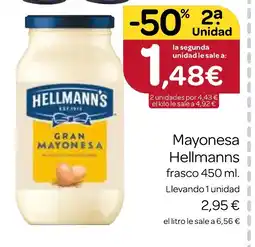 Supermercados El Jamón HELLMANN'S Mayonesa oferta