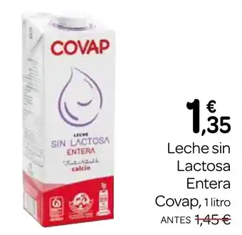 Supermercados El Jamón COVAP Leche sin Lactosa Entera oferta