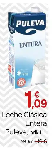 Supermercados El Jamón PULEVA Leche Clásica Entera oferta