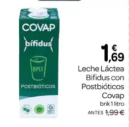 Supermercados El Jamón COVAP Leche Láctea Bifidus con Postbióticos oferta