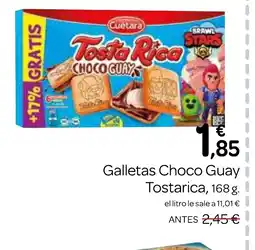 Supermercados El Jamón TOSTA RICA Galletas Choco Guay oferta