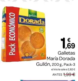 Supermercados El Jamón GULLÓN Galletas María Dorada oferta